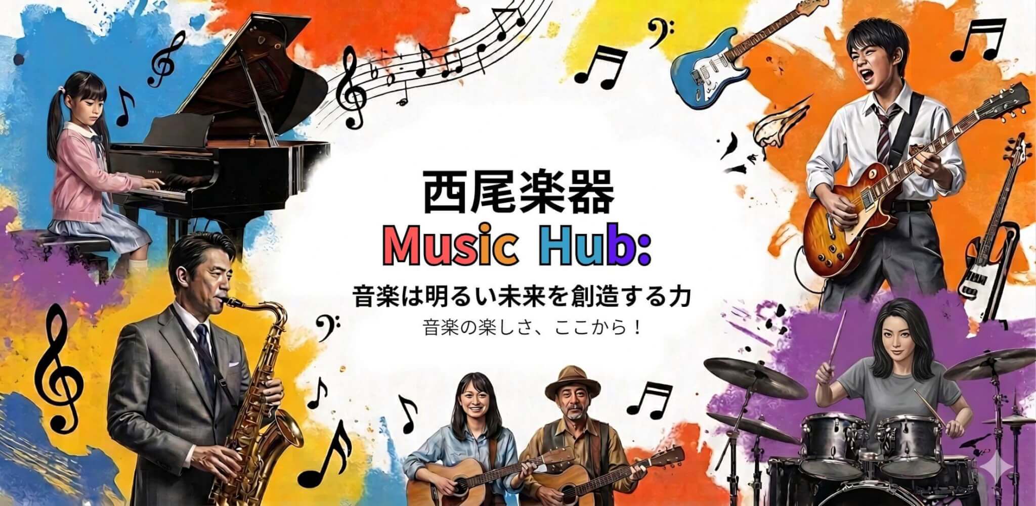 西尾楽器 Music Hub: 地域音楽文化の発信拠点